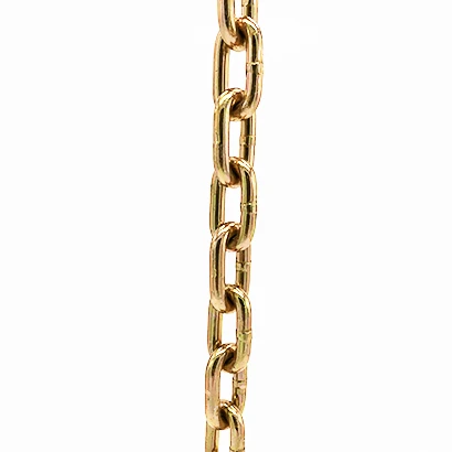 En818-2 Alloy Steel Black G80 Short Link Lifting Chain For Bucket Elevator