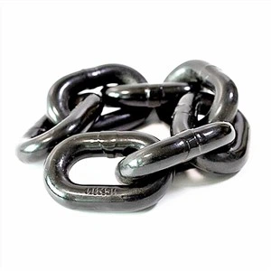 16*48mm G80 ブラック酸化ウェイトリフティングチェーン
